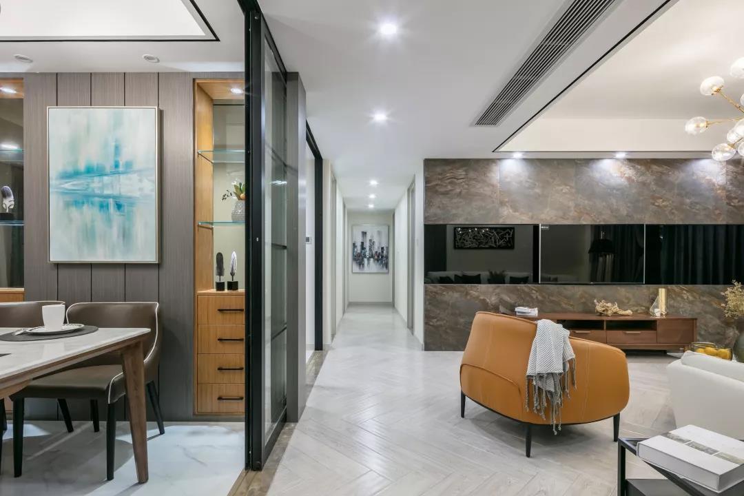 盛邦瓏湖輕奢風格-走廊