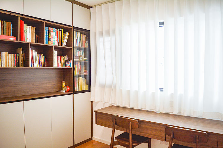 南寧新房裝修-原木日式風格-書房 南寧新房裝修-原木日式風格-書房