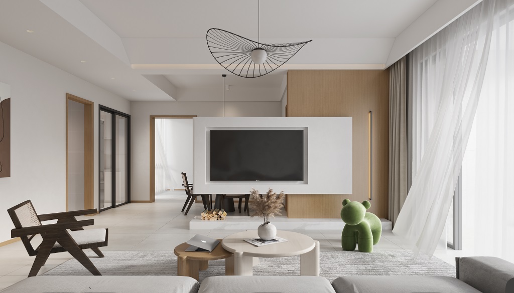 100㎡新房裝修需要多少錢-現代簡約客廳 100㎡新房裝修需要多少錢-現代簡約客廳