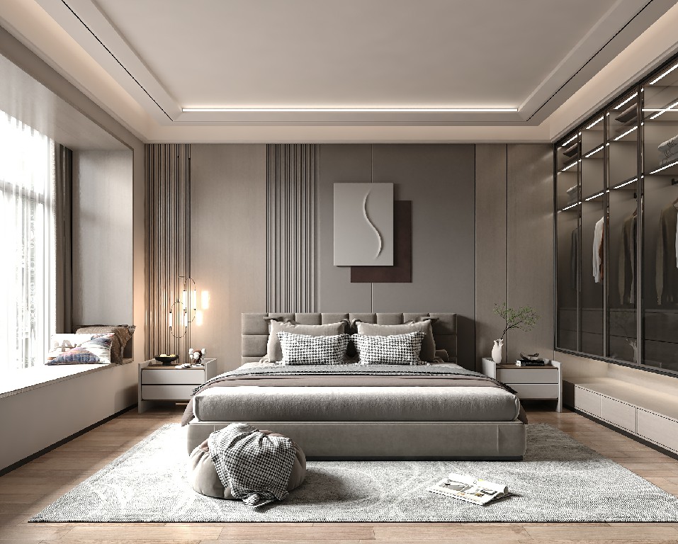 南寧新房裝修-現(xiàn)代簡(jiǎn)約風(fēng)-臥室 南寧新房裝修-現(xiàn)代簡(jiǎn)約風(fēng)-臥室
