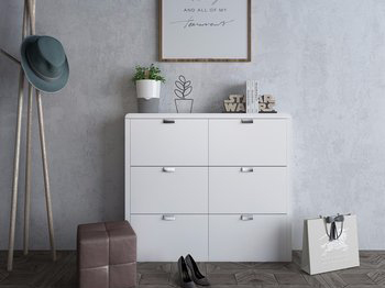 玄關鞋柜這樣設計，還能擴寬鞋子收納空間！