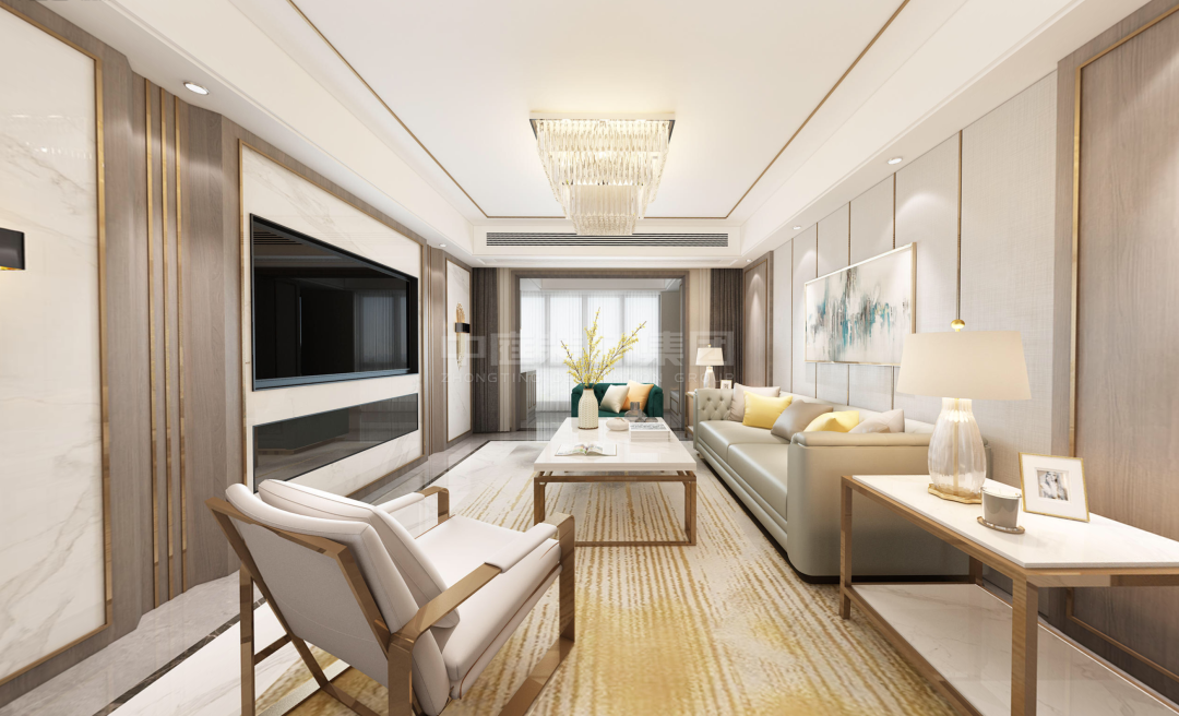 碧水天和128m&sup2;現代風格案例